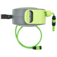 VidaXL Waterslanghaspel automatisch intrekbaar wandmontage 10+1 m - thumbnail