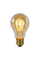 Lucide A60 - Filament lamp - Ø 6 cm - LED Dimb. - E27 - 1x4,9W 2200K - Amber - thumbnail