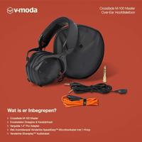 V-Moda Crossfade M-100 Master Matte Black DJ hoofdtelefoon - thumbnail