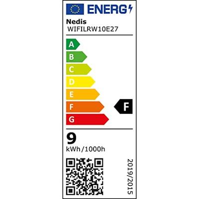 Nedis WIFILRW10E27 Smartlife Led Bulb Wi-fi E27 806 Lm 9 W Warm To Cool White Energieklasse: F Android / Ios Peer