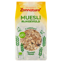 Zonnatura Muesli Rijkgevuld Bio 500 g bij Jumbo - thumbnail