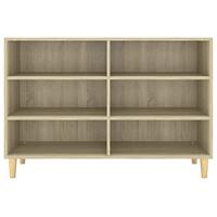 Dressoir 103,5x35x70 cm bewerkt hout sonoma eikenkleurig - thumbnail