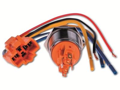 Joy-it BUTTON22B-L-GR BUTTON22B-L-GR Toetsschakelaar 250 V/AC 7 A 1x aan/(uit) Continu Groen (Ø x h) 25 mm x 40.40 mm IP67, IK10 1 stuk(s)