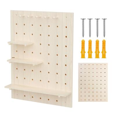 Houten whiteboard-organizer Maclean, lichte houtkleur, 60x80 cm, max. 20 kg, MC-131 WD