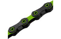 KMC fietsketting dlc 12 126 schakels - 5.2 mm - groen/zwart - thumbnail