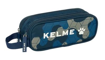 Pennenetui met 2 vakken Kelme Epic Marineblauw 21 x 8 x 6 cm