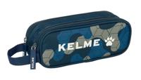 Pennenetui met 2 vakken Kelme Epic Marineblauw 21 x 8 x 6 cm - thumbnail