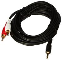 Delock 84212 Jackplug / Cinch Audio Aansluitkabel [1x Jackplug male 3,5 mm - 2x Cinch-stekker] 5 m Zwart - thumbnail