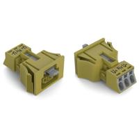 WAGO 890-763/071-000 Netstekker 890 Bus Totaal aantal polen: 3 16 A Lichtgroen 50 stuk(s) - thumbnail