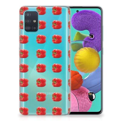 Samsung Galaxy A51 | Siliconen Case | Paprika Red