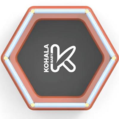 Kindertrampoline met veiligheidsnet Ociotrends 140 X 110 CM