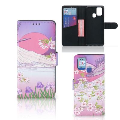Samsung Galaxy M31 | Telefoonhoesje | Met pasjeshouder | Bird Flying
