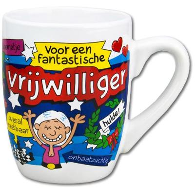Cartoonmok vrijwilliger
