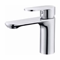 Wastafelkraan Edge Rond Chroom Sanilux - thumbnail