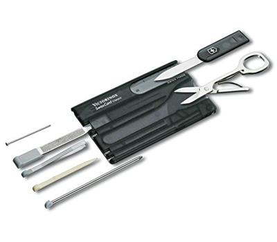 Victorinox SwissCard 0.7133.T3 Zakgereedschapsset Aantal functies 10 Grijs
