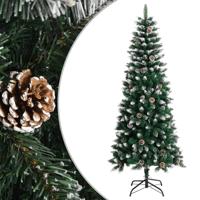 VidaXL Kunstkerstboom met standaard 180 cm pvc groen - thumbnail