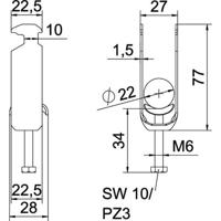 OBO Bettermann 1186017 Beugelklem 1 stuk(s) - thumbnail
