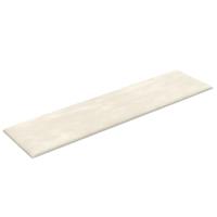Wandpanelen 12 st 1,08 m 60x15 cm fluweel crmekleurig - thumbnail