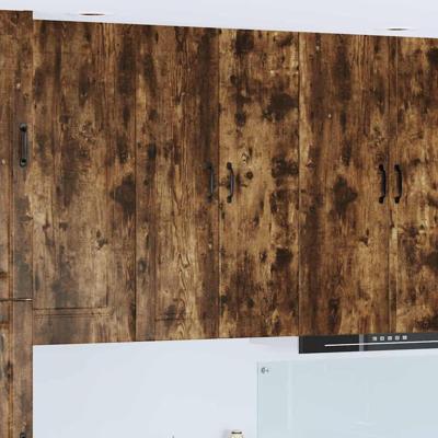 Keukenkast Gerookt eiken 30 x 31 x 100 cm Bewerkt hout