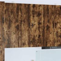 Keukenkast Gerookt eiken 30 x 31 x 100 cm Bewerkt hout - thumbnail