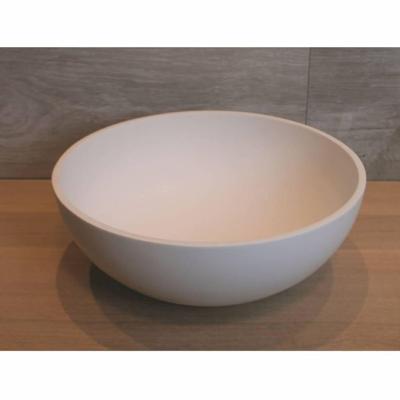 Waskom Luca Sanitair Rond 40x40x15 cm Solid Surface 8 mm Dik Mat Wit Luca Sanitair