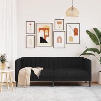 Tweezitsbank stof zwart - thumbnail