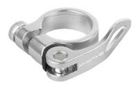 Mirage Zadelpenklem met snelspanner 31.8mm, zilver (hangverpakking) - thumbnail
