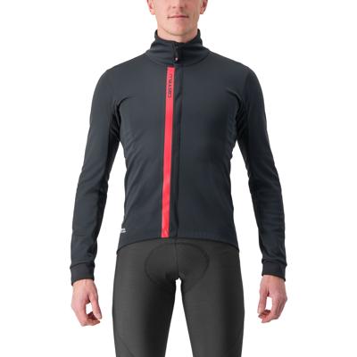 Castelli Entrata lange mouw fietsjack zwart/rood heren XXL