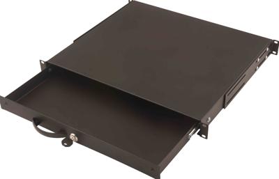 Digitus DN-19 KEY-1U-SW 19 inch Schuiflade voor patchkast 1 HE Zwart