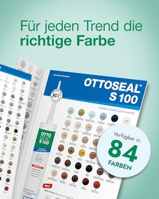 Ottoseal S100 Sanitairsilicone 300ml koker - Voegengrijs C71 Ottoseal S100 Sanitairsilicone 300ml koker - Voegengrijs C71