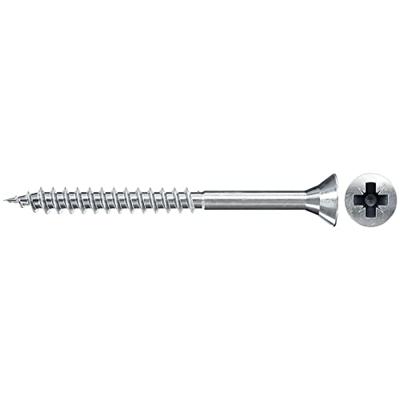 Fischer 551138 Spaanplaatschroef 4.5 mm 40 mm Kruiskop Pozidriv Galvanisch verzinkt 500 stuk(s)