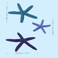 BiOrb zeester set 3 blauw aquarium decoratie - thumbnail
