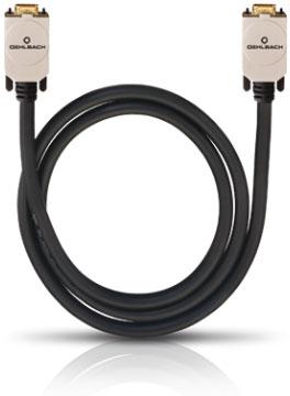 Oehlbach VGA-videokabel, 20,00 m, zwart