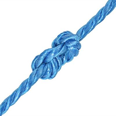 Touw gedraaid 10 mm 500 m polypropyleen blauw