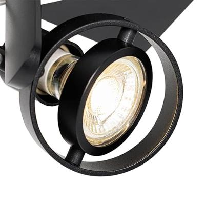 QAZQA Moderne spot zwart - Master 50