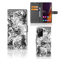 Telefoonhoesje met Naam Samsung Galaxy Note20 Ultra Skulls Angel - thumbnail
