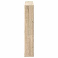Tijdschrift Rek 2 pcs Sonoma Eiken 80 x 12 x 70 cm Bewerkt hout - thumbnail