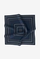 Lescarf shawl Paisley PN50 navy 50cm - thumbnail