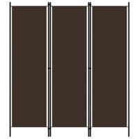 VidaXL Kamerscherm met 3 panelen 150x180 cm bruin - thumbnail