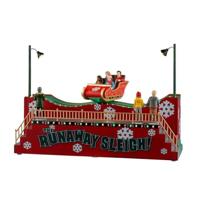 The Runaway Sleigh 16x36x27 cm Kerstdorp LEMAX - Lemax - thumbnail