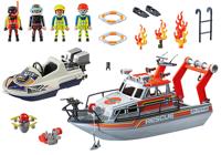 Playmobil 70140 Redding Op Zee: Brandbestrijdings Missie Met - thumbnail