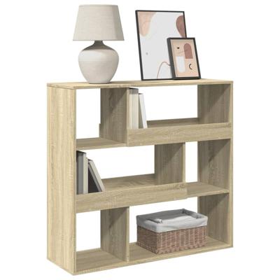 Kamerscherm 100x33x94,5 cm bewerkt hout sonoma eikenkleurig