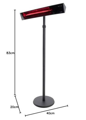 Sunred - Proglax Gastro - Ultra lijn - Zwart - Staand model - Sunred - Proglax Gastro - Ultra lijn - Zwart - Staand model -