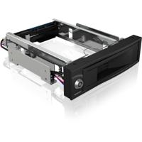 ICY BOX 3,5 inch harde schijven, wissellijst voor 5,25 inch sleuf, stroomschakelaar, slot, hot-swap, status, led, SATA III, zwart - thumbnail