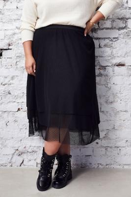 Ulla Popken tule rok - Grote Maten