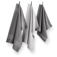 Walra Keuken- en Theedoekenset Superior Antraciet - thumbnail