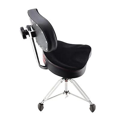 Gibraltar Hardware 9608MB professionele drumkruk met rugleuning - thumbnail