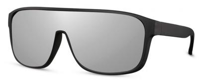 CWI zonnebril ovaal unisex cat. 3 zwart/zilver