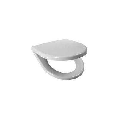 Jika Lyra Plus toilettzitting met deksel wit met rvs bevestiging zonder softclose h8903840000631