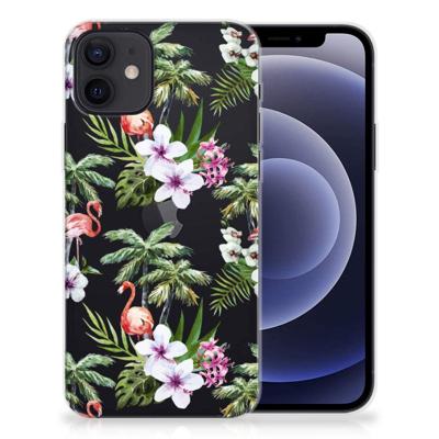 iPhone 12 | 12 Pro (6.1") | TPU Hoesje | Flamingo Palms